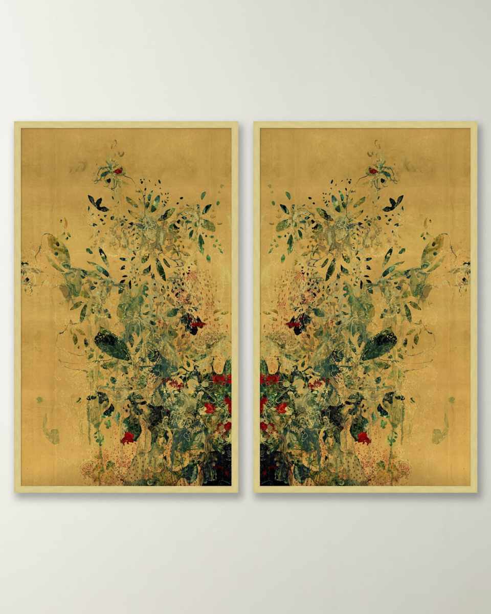 "Golden Memory" Two-Piece Wall Art Set
